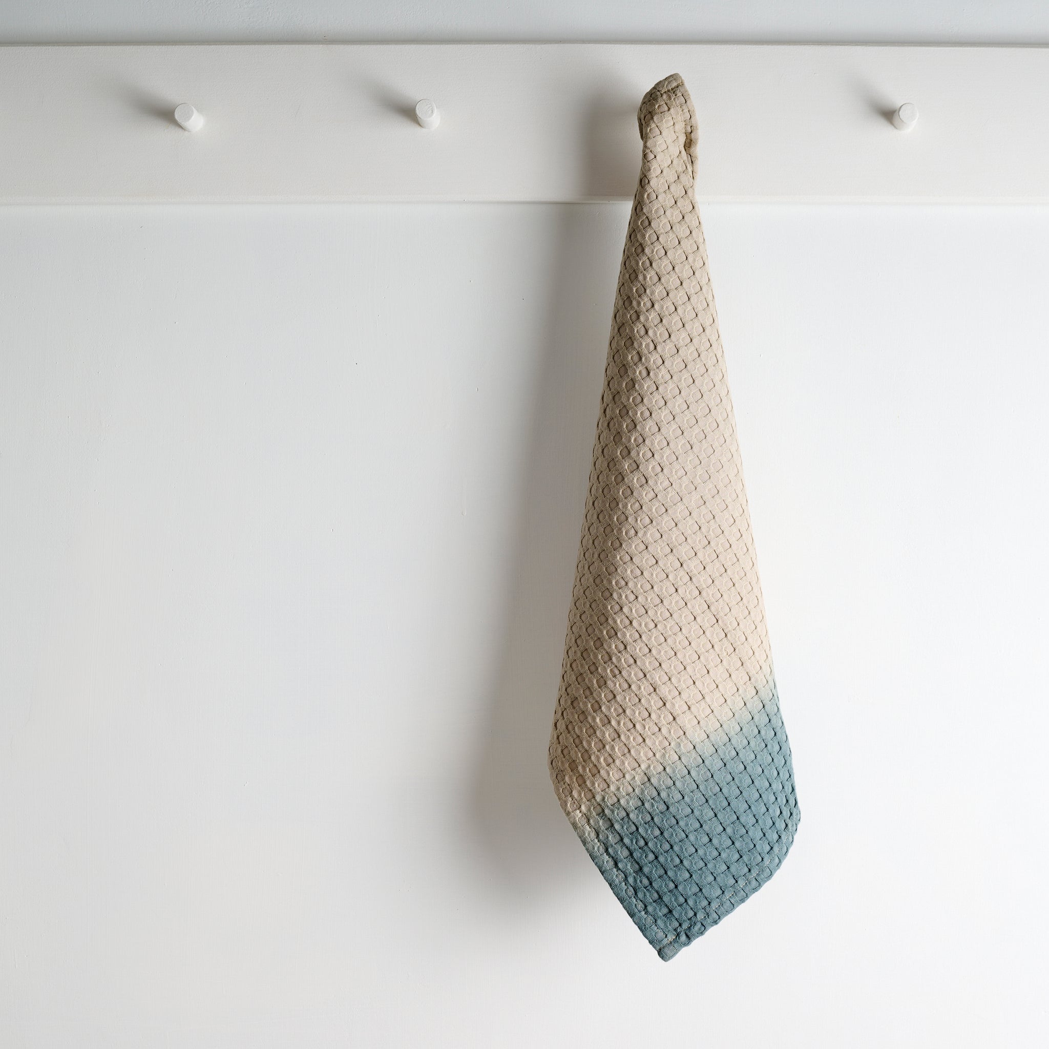 Dip Dye Cotton Bamboo Waffle Towel