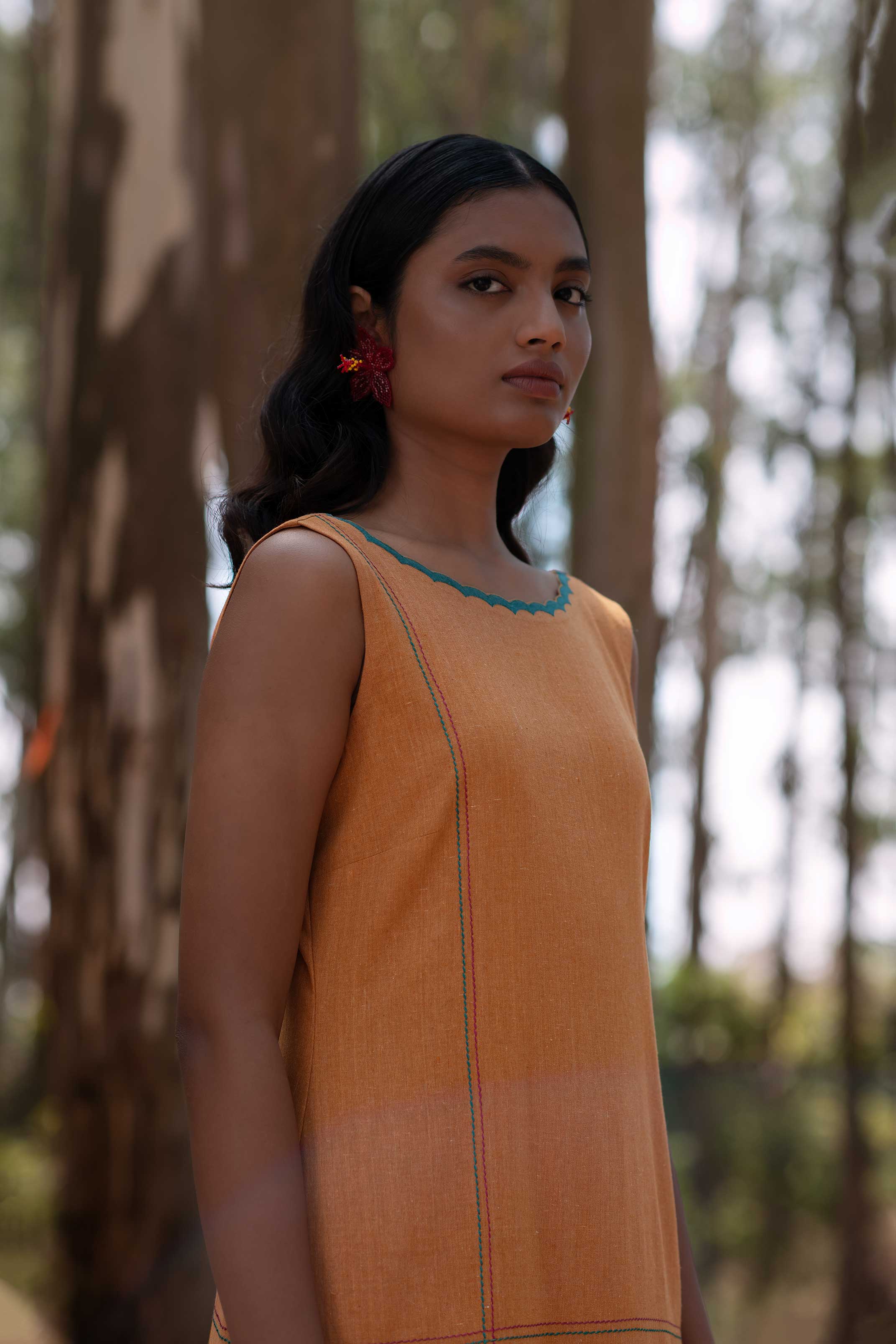 Citrus mustard Dress