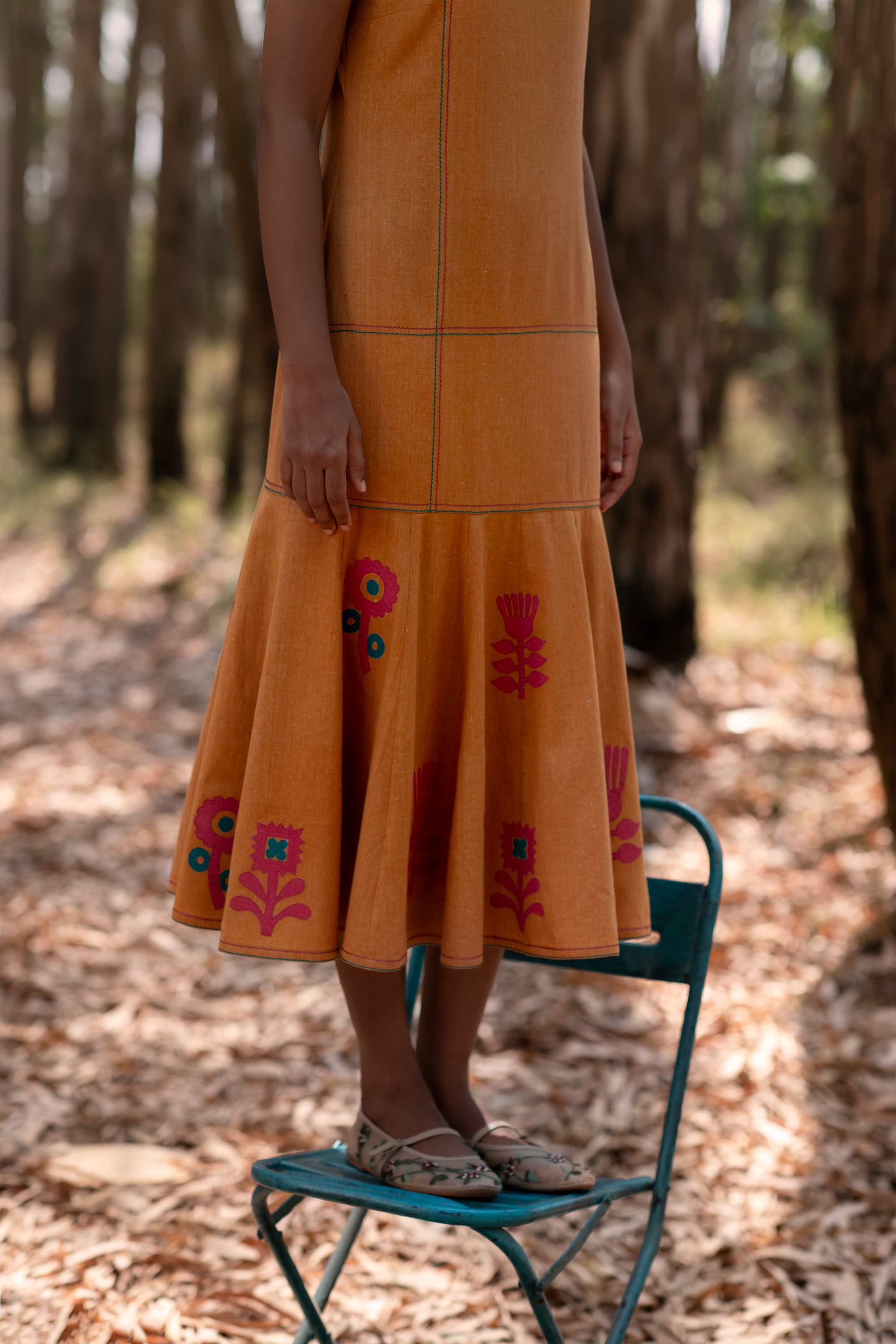 Citrus mustard Dress