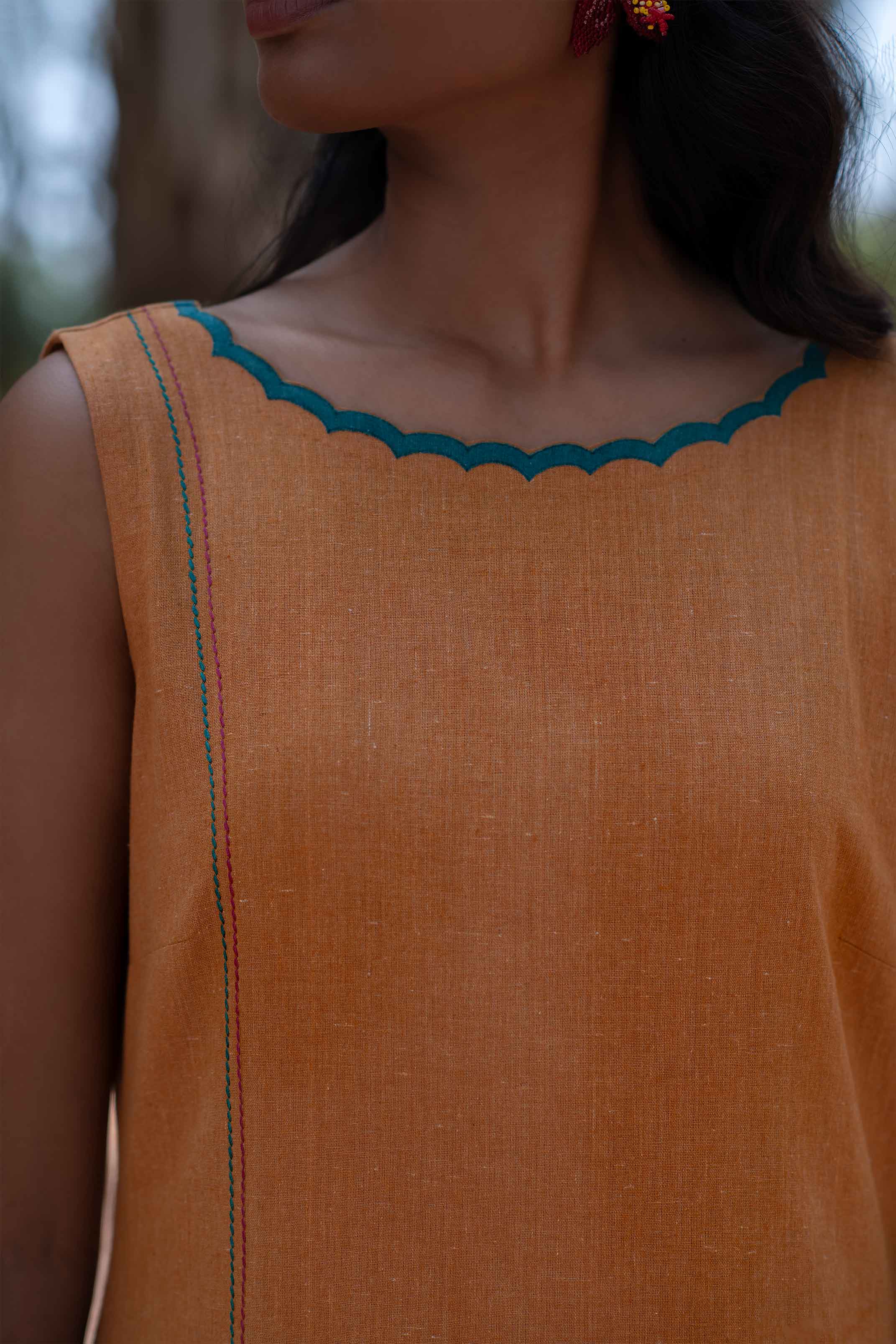 Citrus mustard Dress