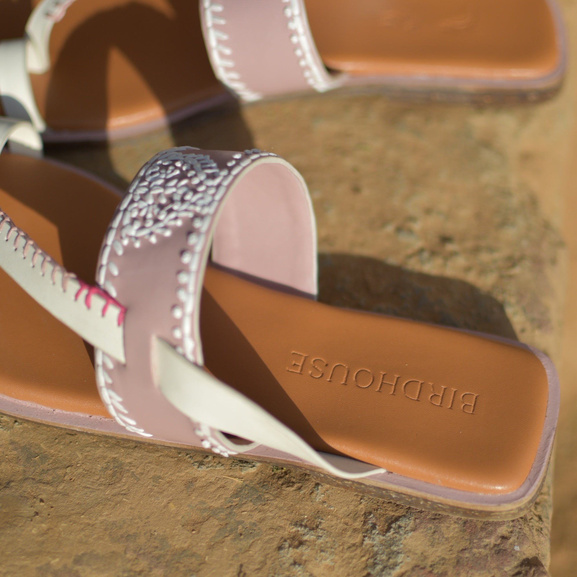 Pink Aangan Flats