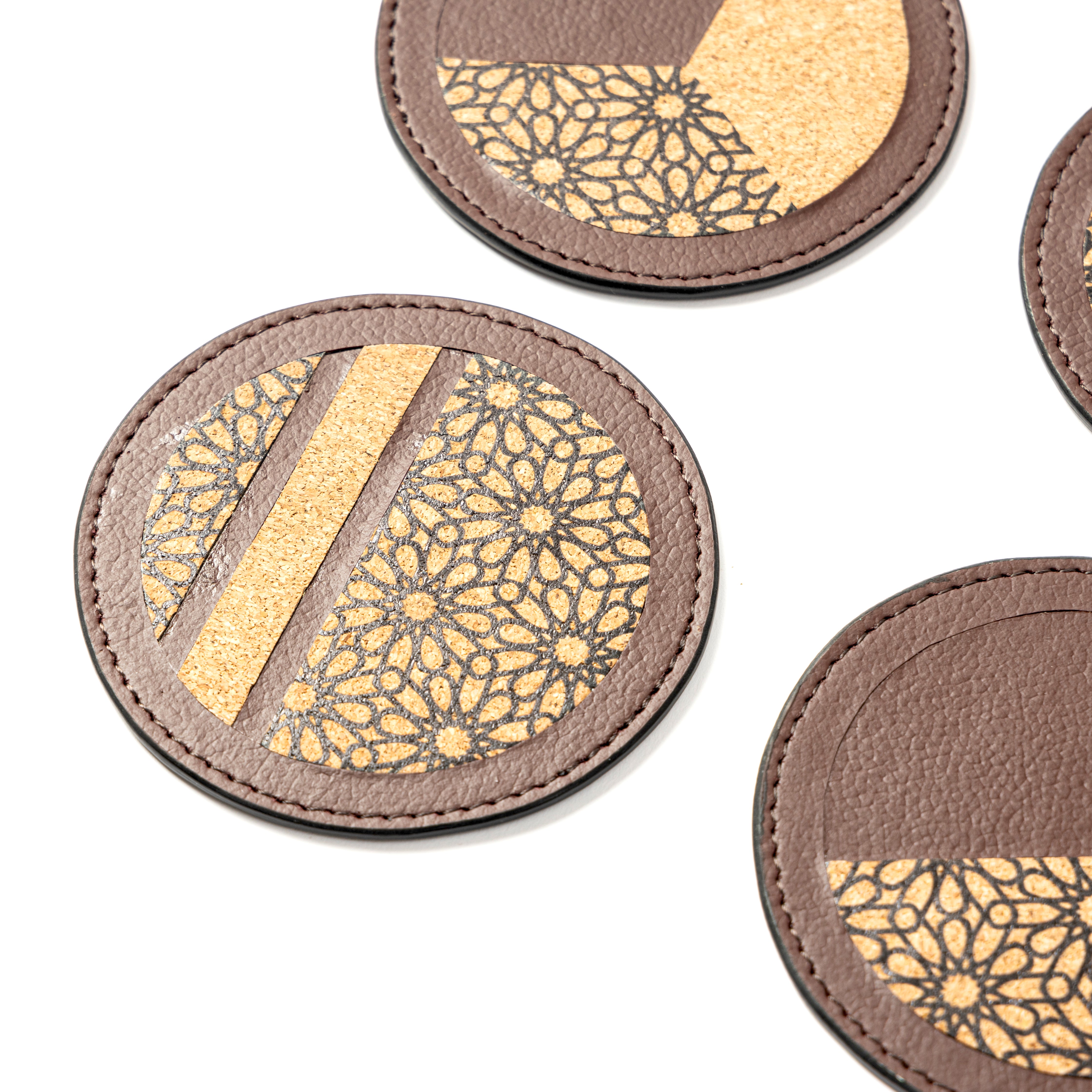 Brown eco friendly coaster