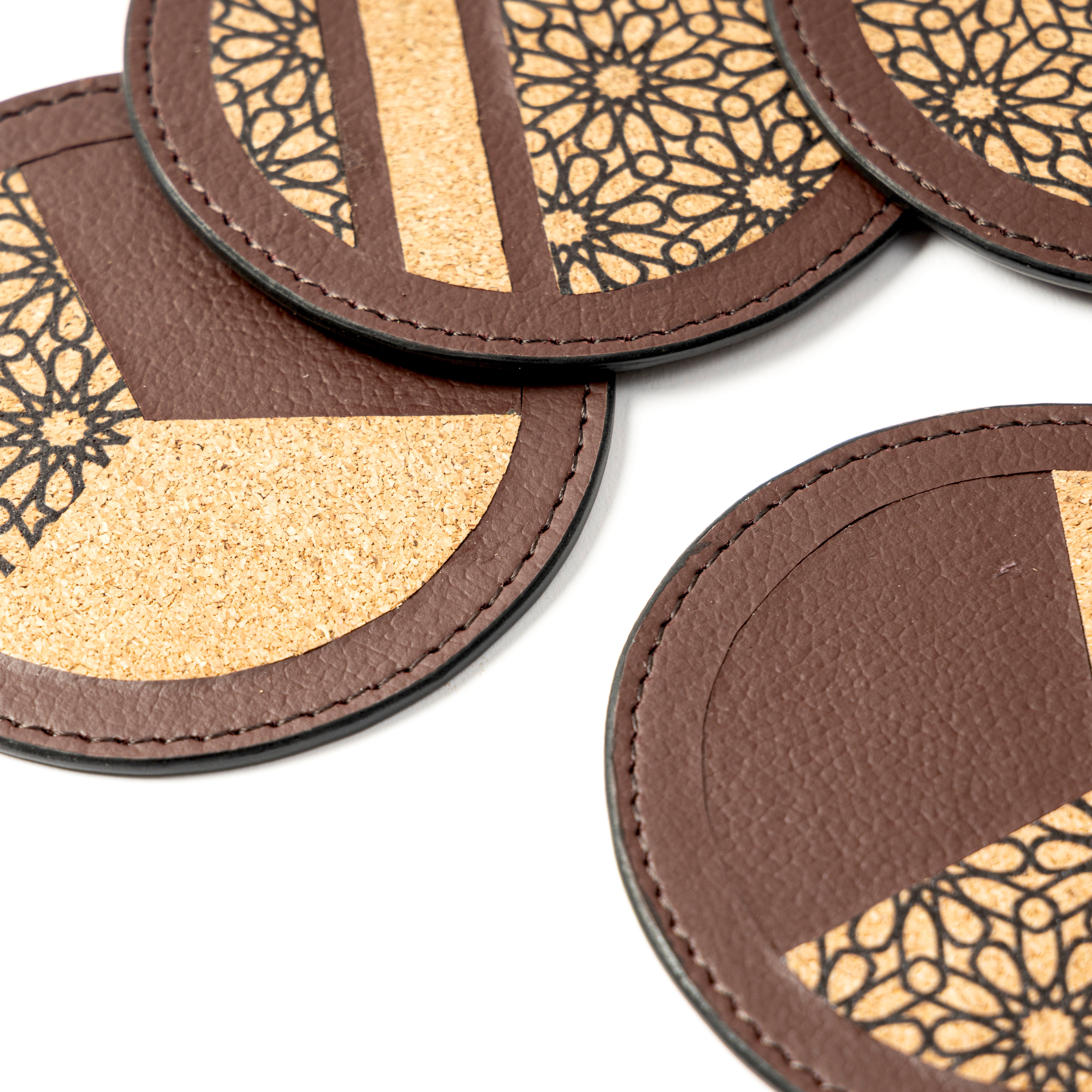 Brown eco friendly coaster