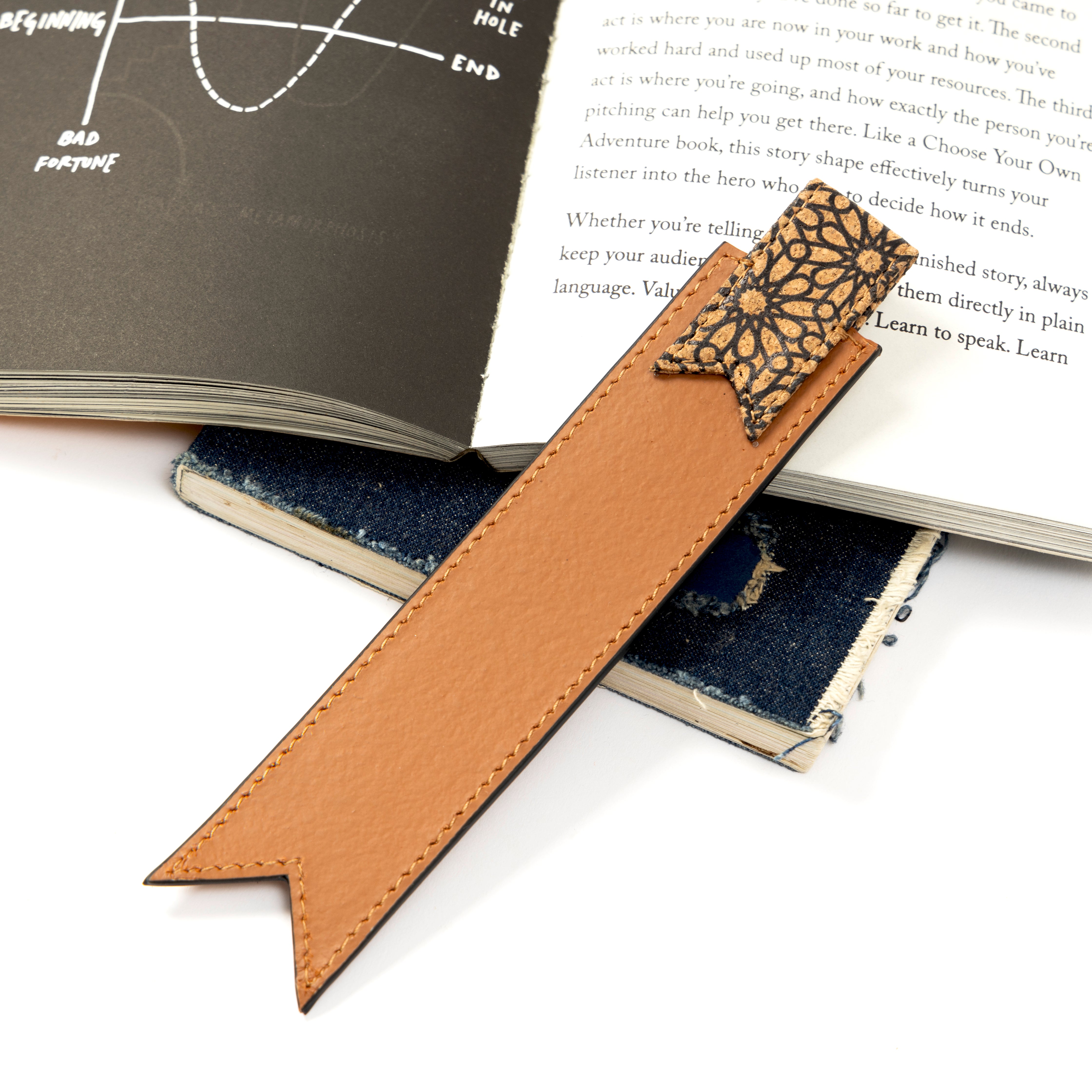 Caramel eco friendly bookmark