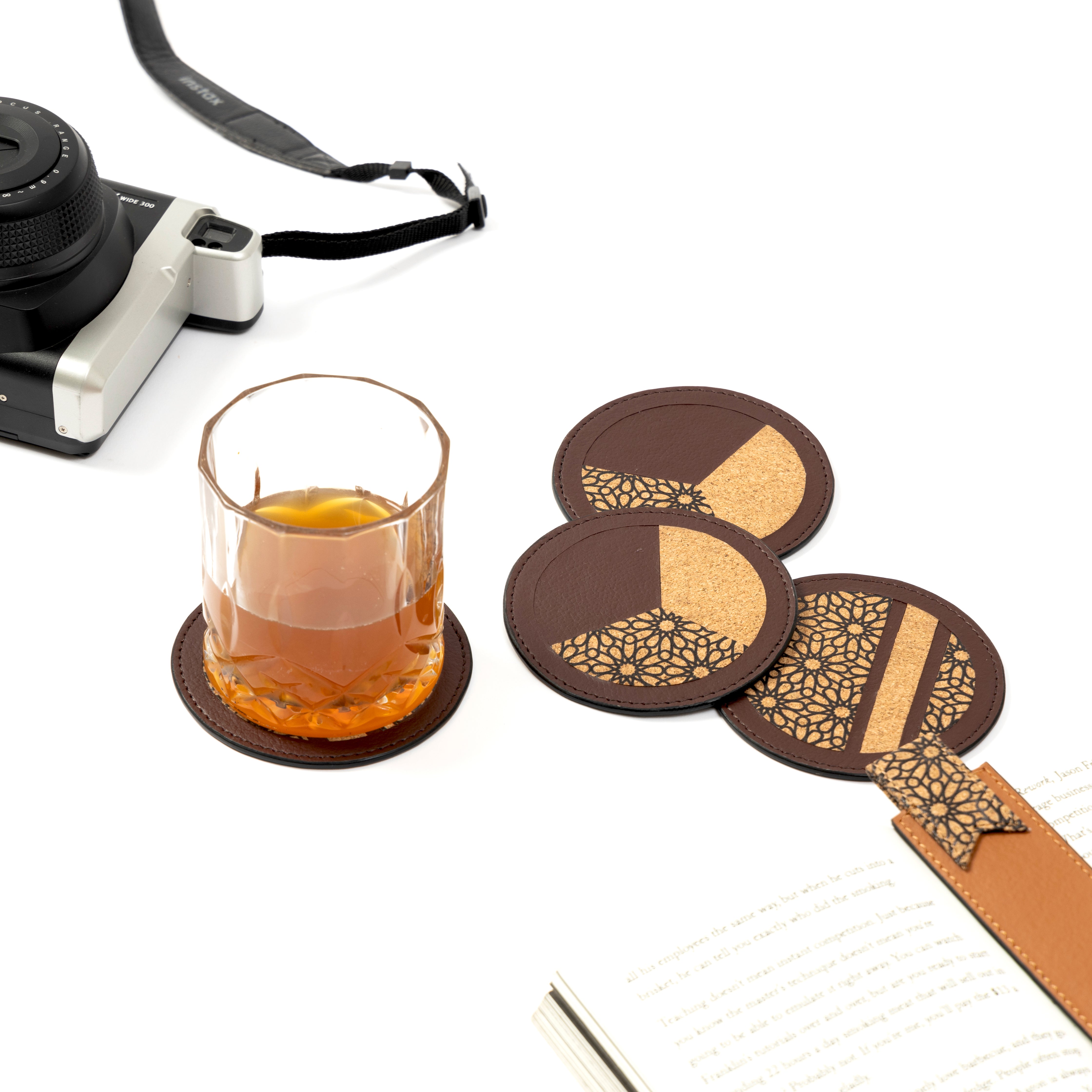 Brown eco friendly coaster