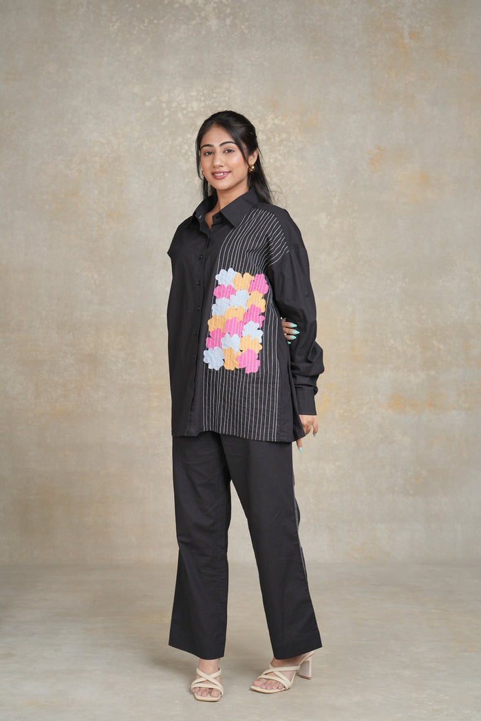 Black Cotton Poplin Noir Set