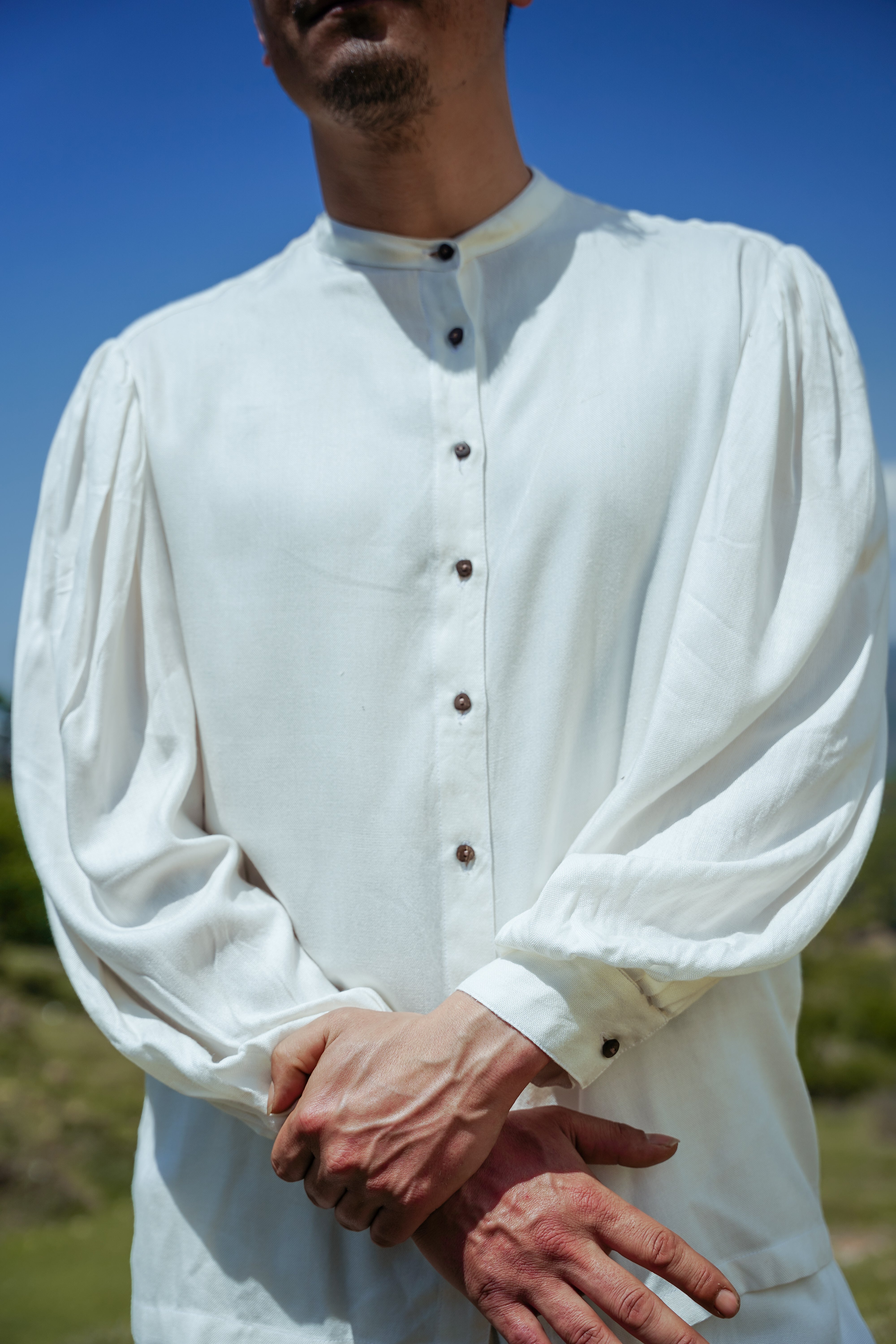 Lotus Silk Victorian Shirt