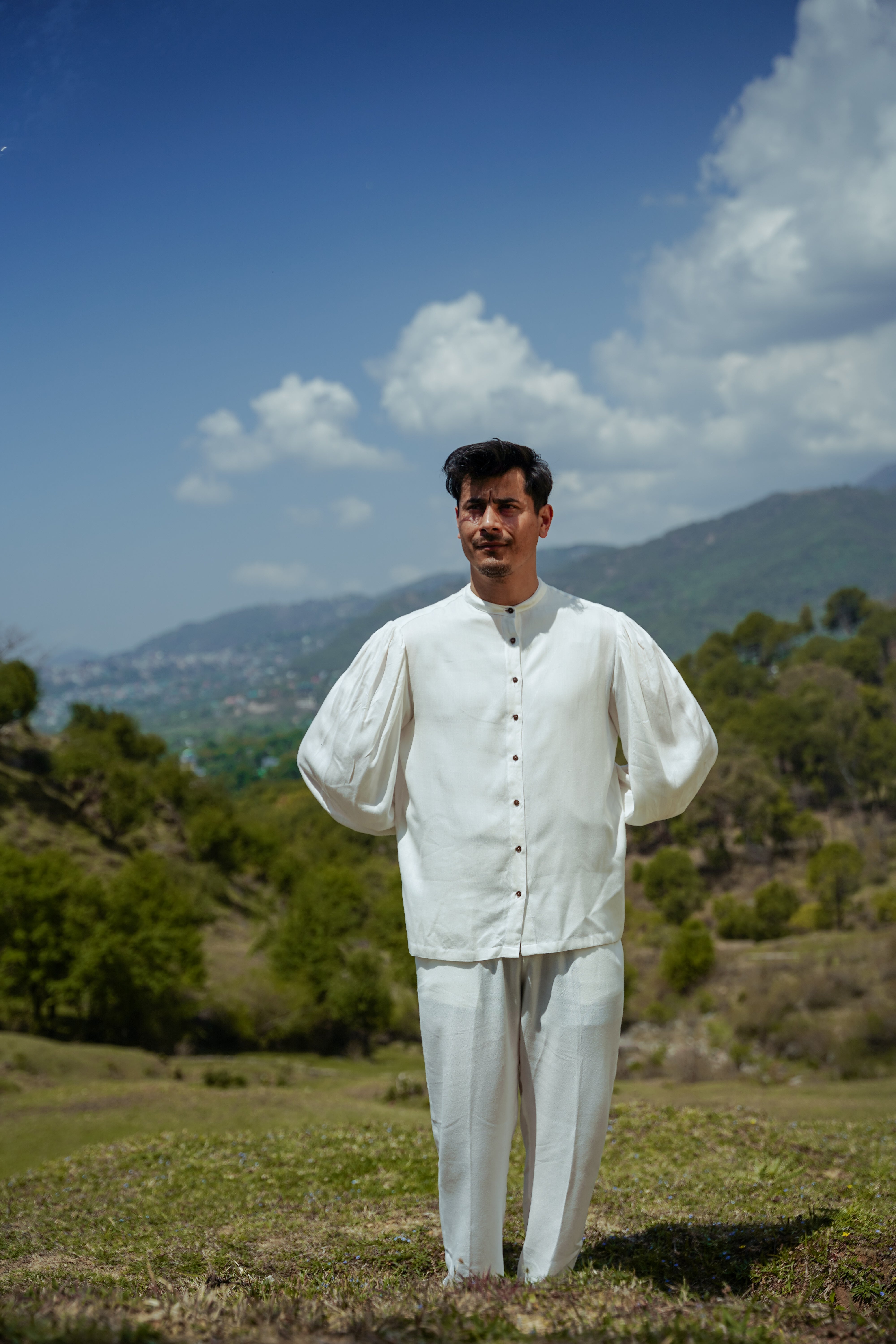 Lotus Silk Victorian Shirt