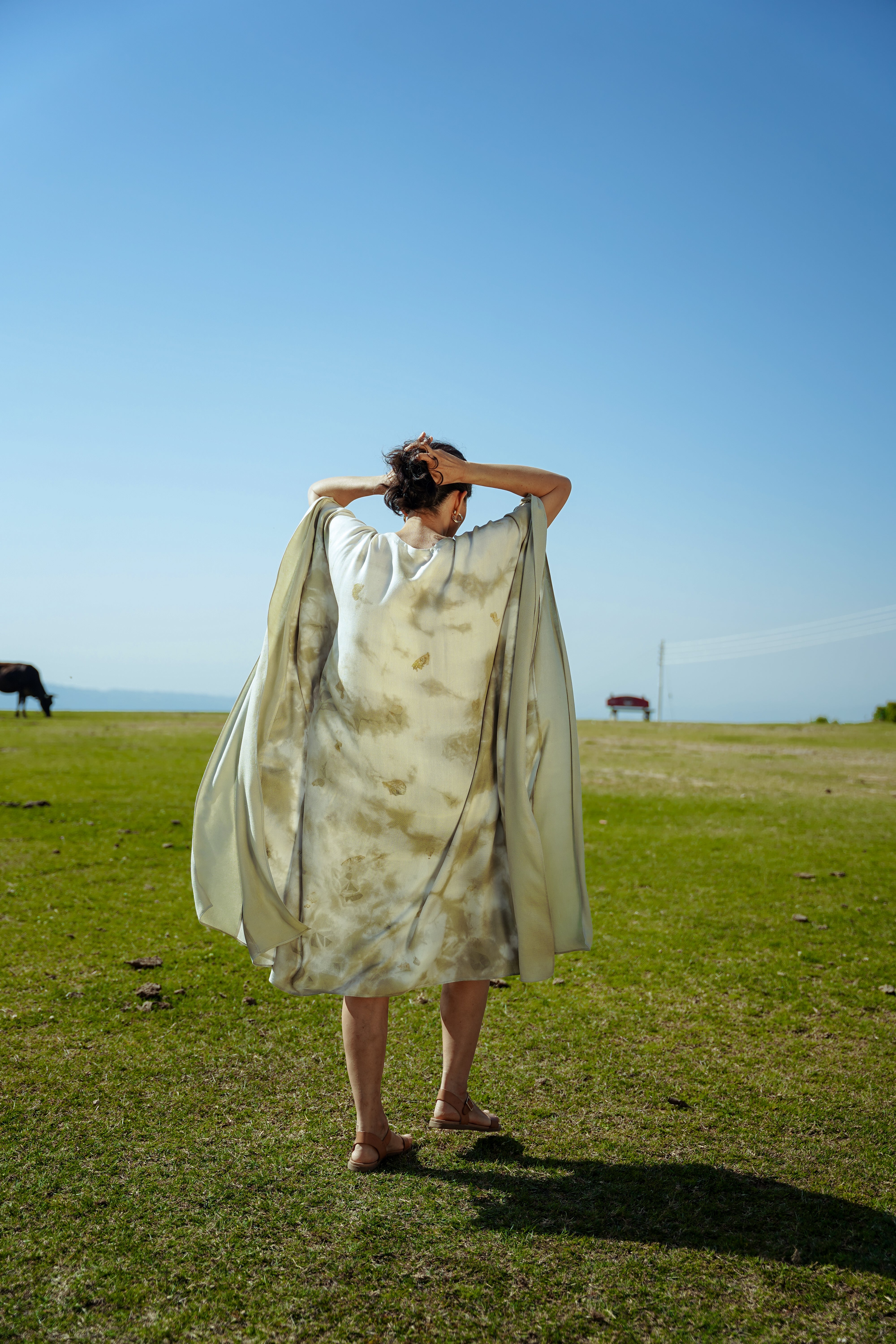 Lotus Silk Kaftan