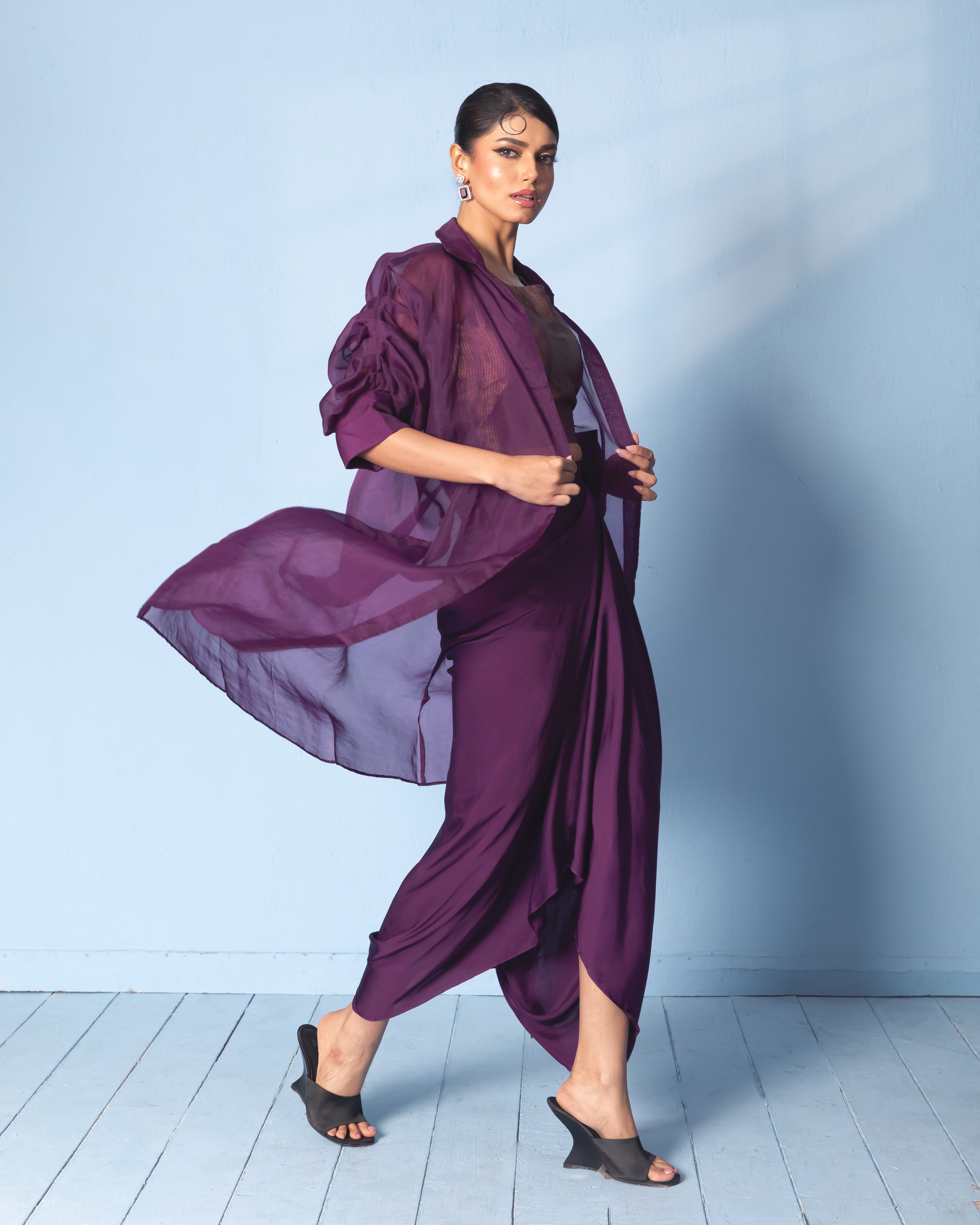 Brocade corset co-ord set