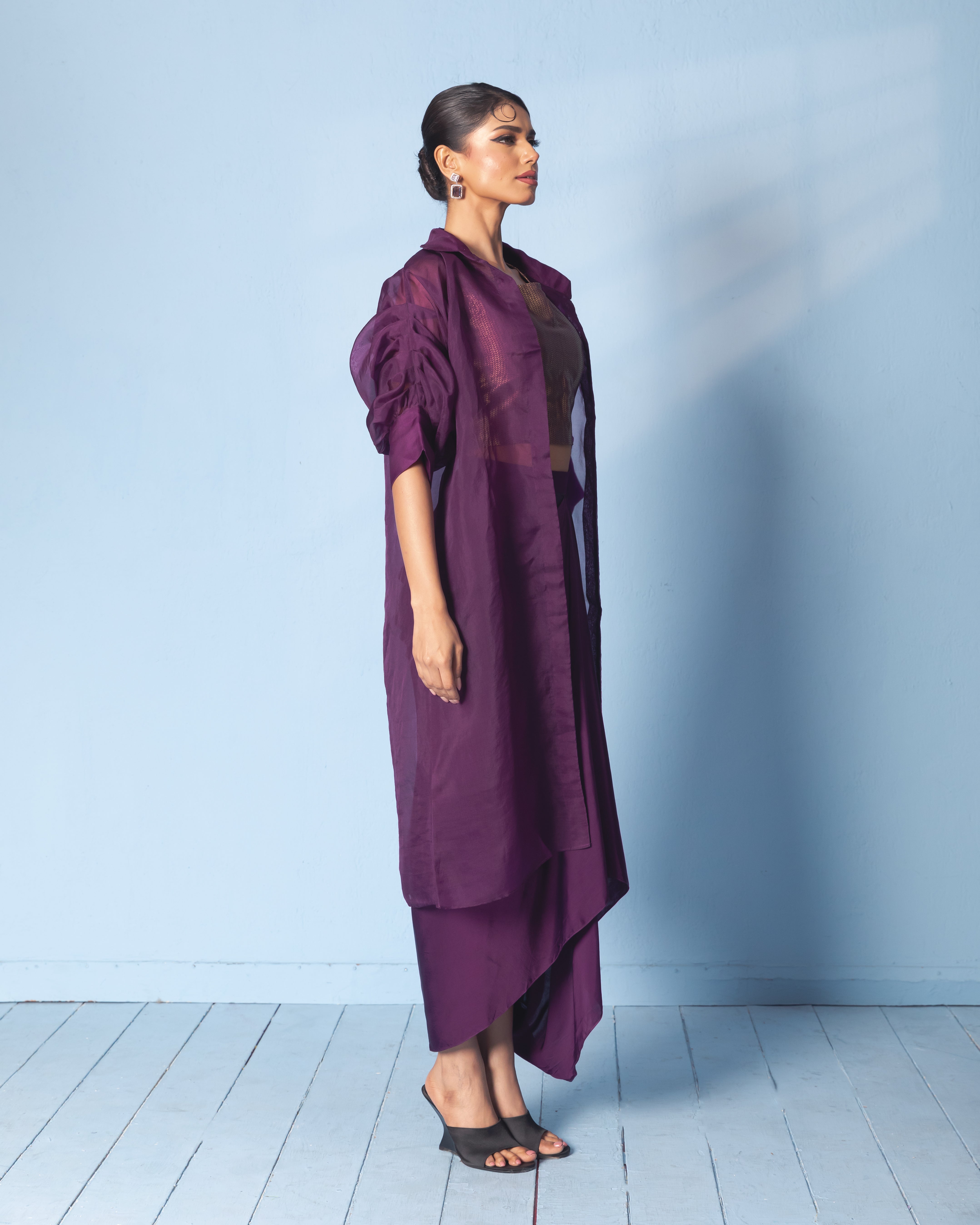 Brocade corset co-ord set