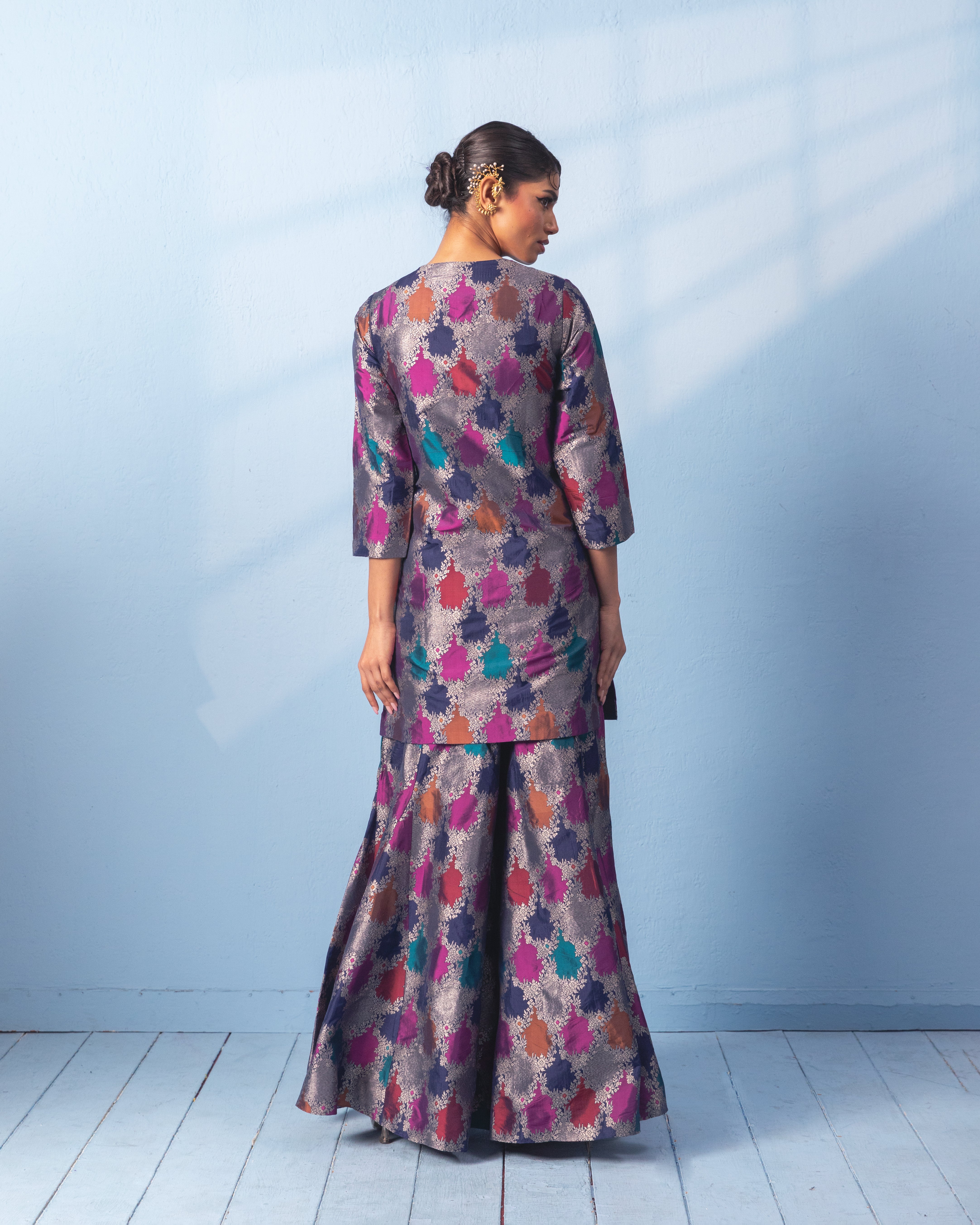 Benarasi silk sharara set