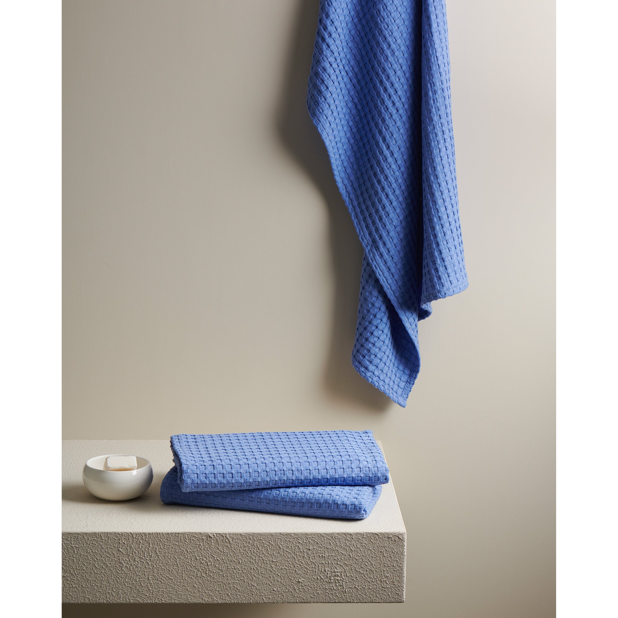 Pebble Cotton Waffle Towel